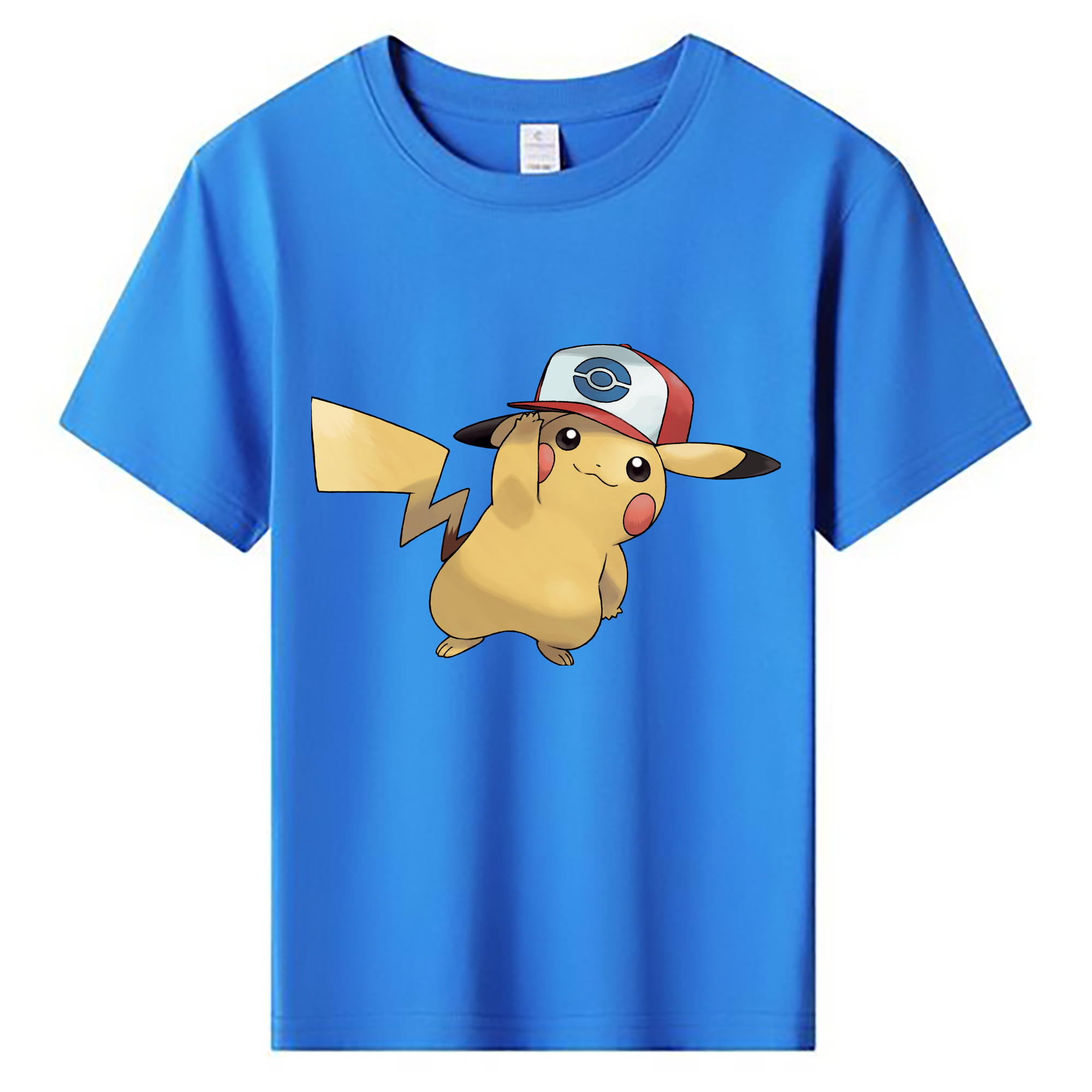 （画像用） ポケットモンスター Pokémon 綿100％キッズTシャツ（フロントプリント）